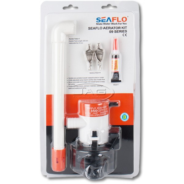 Seaflo 09-Series 350GPH Portable Aerator Kit 12V 