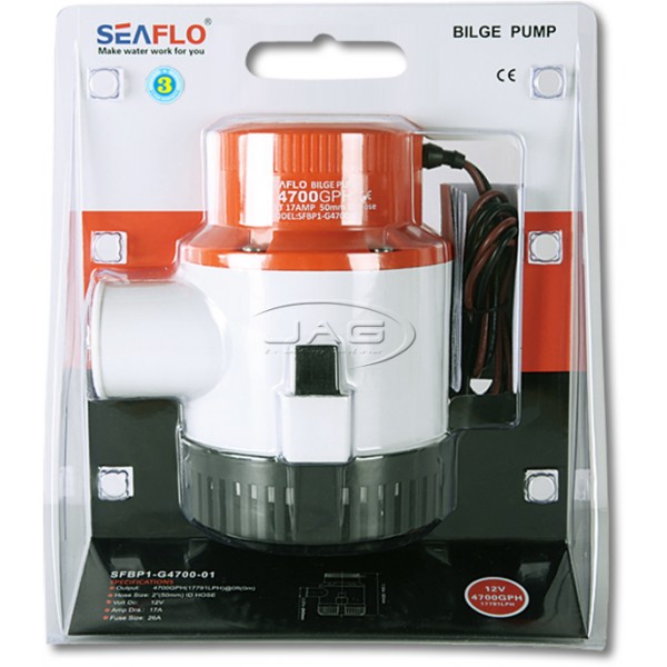 Seaflo 12V 4700 GPH Submersible Bilge Pump