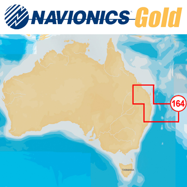 Navionics+ Gold Small 8G164S Eastern Australia Chart