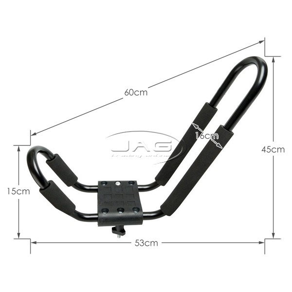 Roof Rack Mount Kayak Carrier - J-Style Fixed