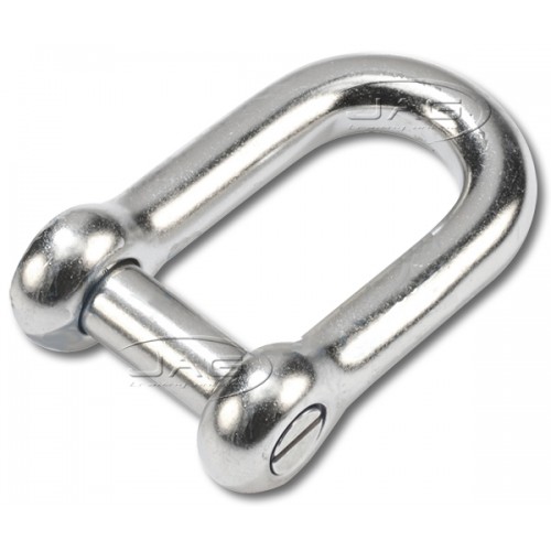 4mm 316 Stainless Steel Slotted D-Shackle M4