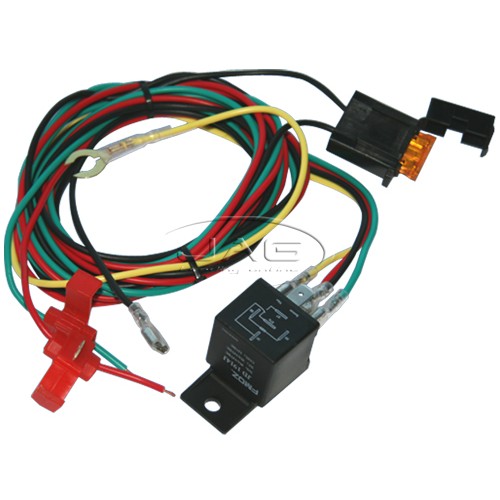 12V Wiring Loom Harness Kit with 40A Relay & Fuse
