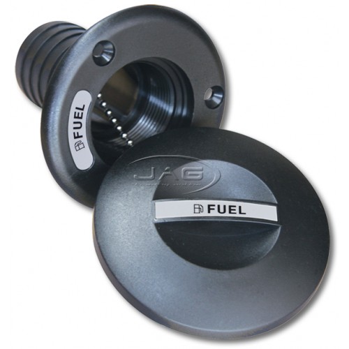 Black Nylon Deck Filler - Petrol/Fuel/Diesel/Water/Gas