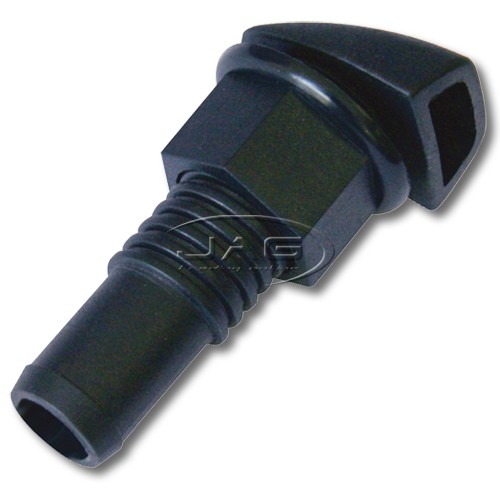 Black Nylon Straight Fuel Breather - 16mm (5/8")