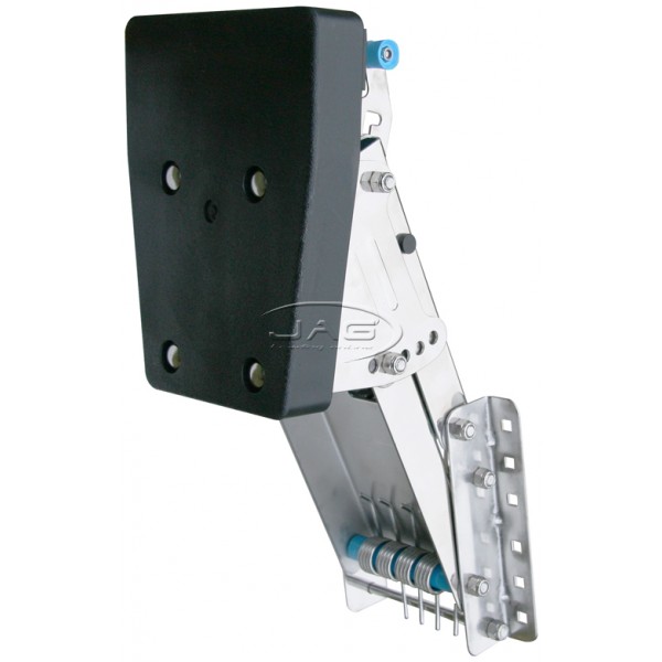 Stainless Steel Outboard Motor Bracket - Up To 20 HP