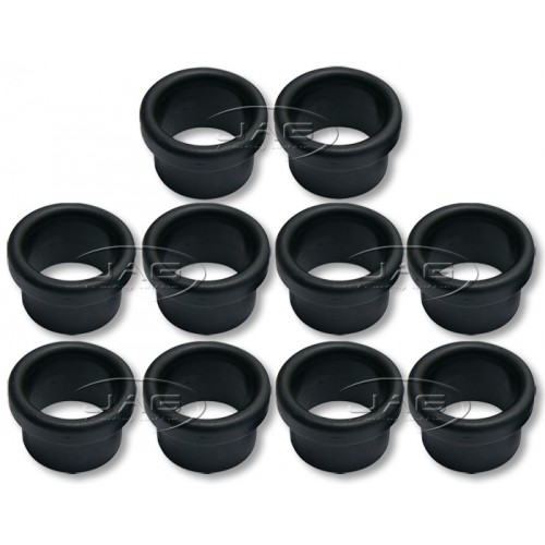 10 x Black Nylon Rod Holder Inserts - Suits 2" O.D Tube
