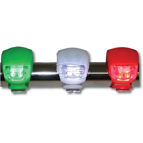 LED Mini Emergency Navigation Light Set - Battery Operated (Set of 3)