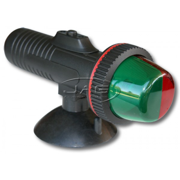 LED Suction Cup Mount Bi-Colour Navigation Light - Battery Operated