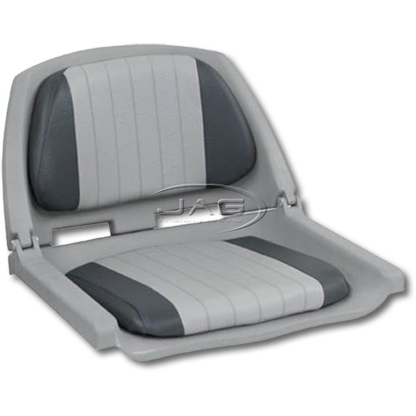 Grey/Charcoal Folding Boat Seat