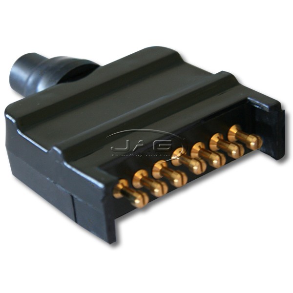 7 Pin Flat Male Trailer Connector Plug